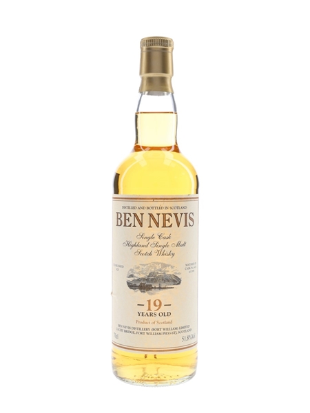 Ben Nevis 1996 19 Year Old Cask 1424 Bottled 2016 - Private Cask Bottling 70cl / 51.8%