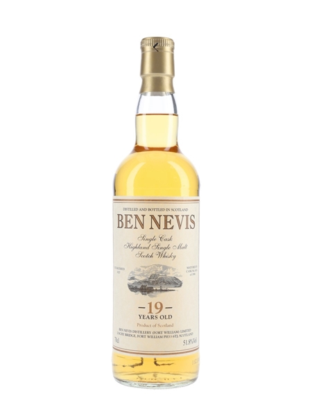 Ben Nevis 1996 19 Year Old Cask 1424 Bottled 2016 - Private Cask Bottling 70cl / 51.8%