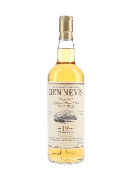 Ben Nevis 1996 19 Year Old Cask 1424 Bottled 2016 - Private Cask Bottling 70cl / 51.8%