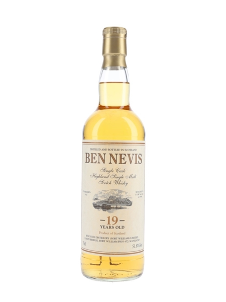 Ben Nevis 1996 19 Year Old Cask 1424 Bottled 2016 - Private Cask Bottling 70cl / 51.8%