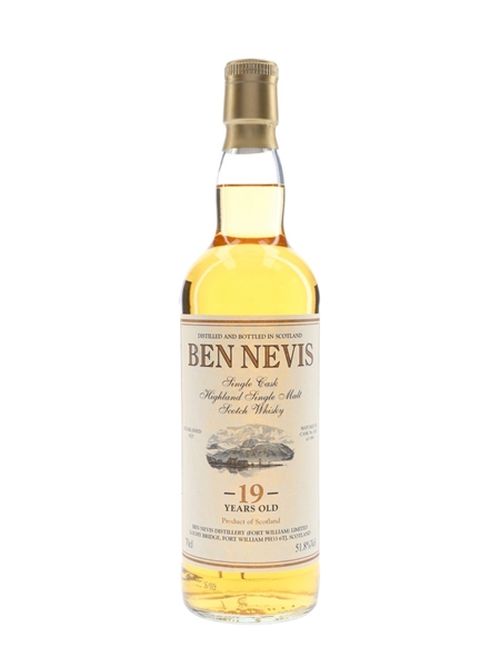 Ben Nevis 1996 19 Year Old Cask 1424 Bottled 2016 - Private Cask Bottling 70cl / 51.8%