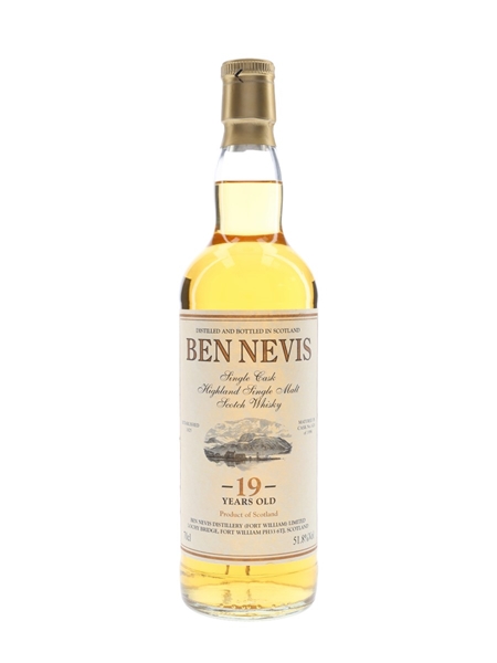 Ben Nevis 1996 19 Year Old Cask 1424 Bottled 2016 - Private Cask Bottling 70cl / 51.8%