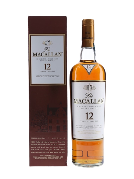 Macallan 12 Year Old Sherry Oak 70cl / 40%