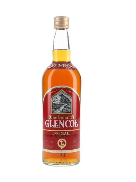 MacDonald's Glencoe 8 Year Old 100 Proof Bottled 1970s 75.7cl / 57.1%