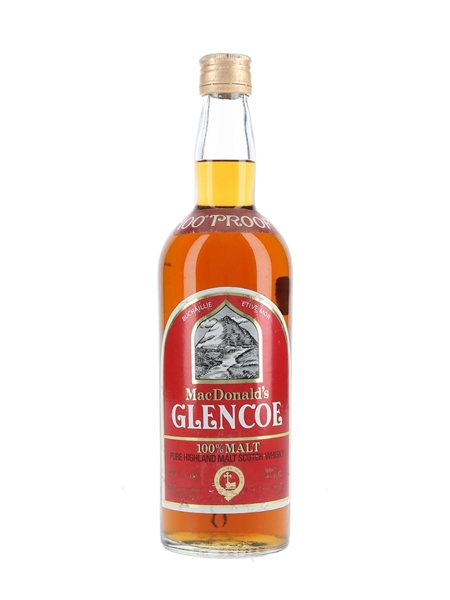 MacDonald's Glencoe 8 Year Old 100 Proof Bottled 1970s 75.7cl / 57.1%