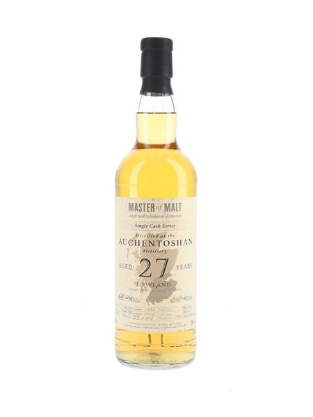 Auchentoshan 1984 27 Year Old Bottled 2012 - Master Of Malt 70cl / 58%