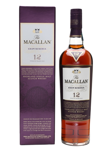 Macallan 12 Years Old Gran Reserva 70cl 