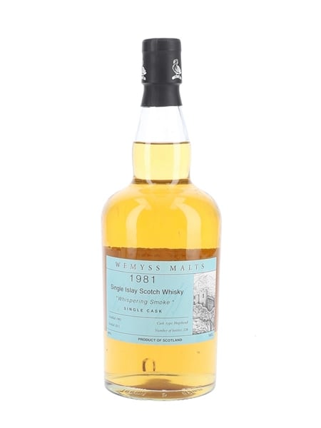 Wemyss Whispering Smoke 1981 Bottled 2011 - Wemyss Malts 70cl / 46%