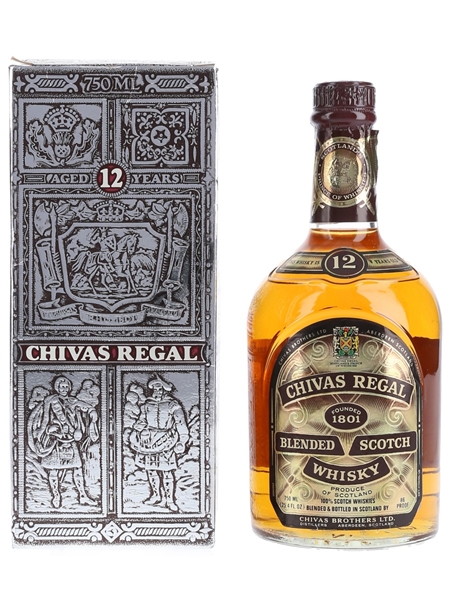 Chivas Regal 12 Year Old Bottled 1980s - General Wine & Spirits 75cl / 43%