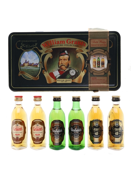 William Grant's Miniature Collection Glenfiddich & Grant's 6 x 5cl / 40%