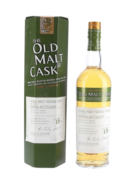 Ardbeg 1991 18 Year Old The Old Malt Cask Bottled 2009 - Douglas Laing 70cl / 50%