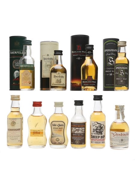 Assorted Single Malt Scotch Whisky  10 x 5cl