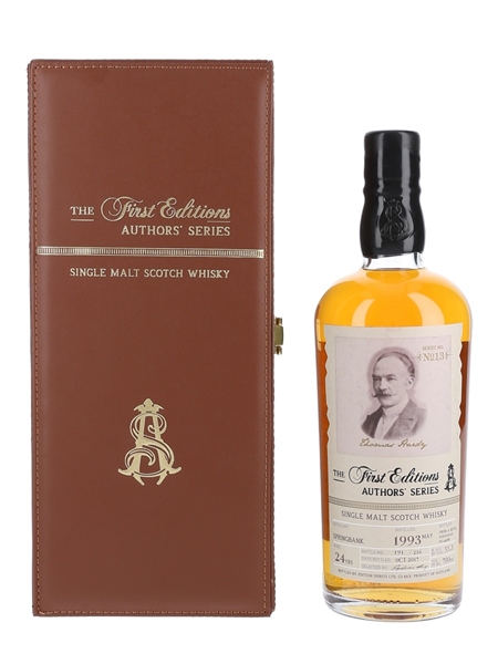 Springbank 1993 24 Year Old The First Editions Authors' Series - Thomas Hardy 70cl / 53.3%