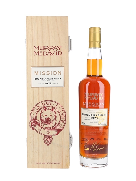 Bunnahabhain 1978 30 Year Old Murray McDavid - Mission 70cl / 53%