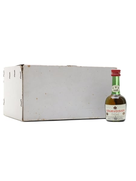 Courvoisier 3 Star Luxe Bottled 1970s 12 x 3cl / 40%