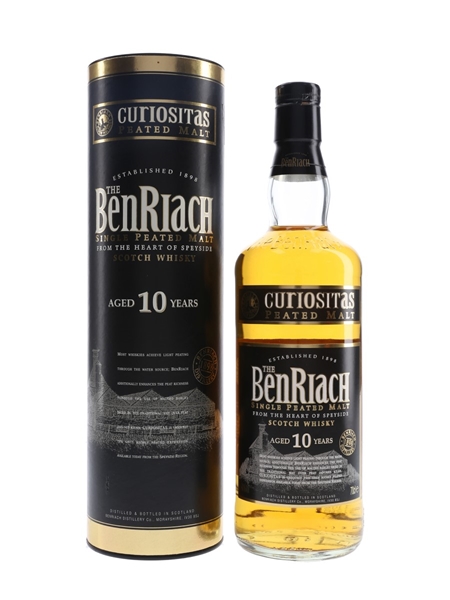 Benriach 10 Year Old Curiositas Peated Malt 70cl / 40%