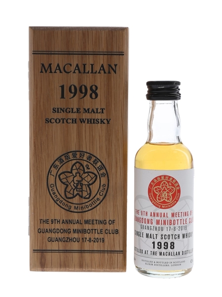 Macallan 1998 Bottled 2019 - 9th Annual Meeting Of Guangdong Minibottle Club 5cl / 43%