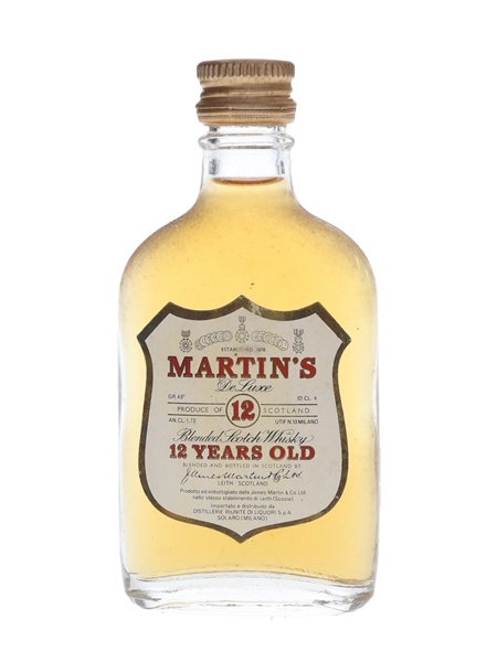 Martin's 12 Year Old De Luxe Bottled 1960s 4cl / 43%