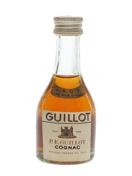 Guillot 20 Year Old VSOP Bottled 1960s-1970s - Rejna Import 2.9cl / 40%