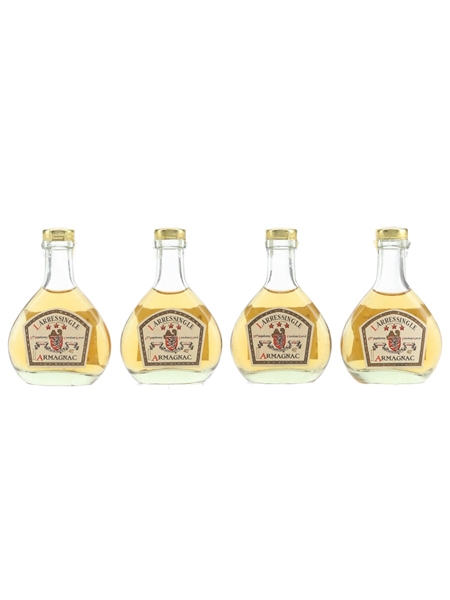 Larressingle 3 Star Armagnac Bottled 1960s-1970s 4 x 3cl / 40%