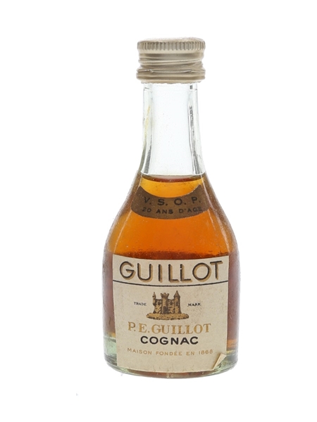 Guillot 20 Year Old VSOP Bottled 1960s-1970s - Rejna Import 2.9cl / 40%