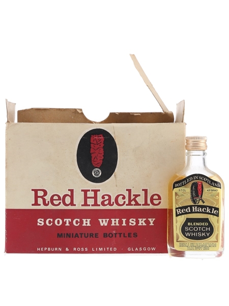 Red Hackle Bottled 1960s - Barbieri 12 x 3.7cl / 43%