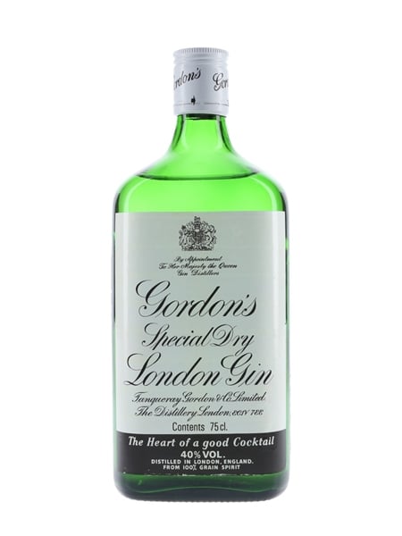 Gordon's Special Dry London Gin Bottled 1980s 75cl / 40%