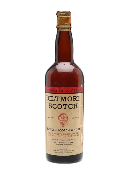 Biltmore Scotch Bottled 1940s 75cl / 43%