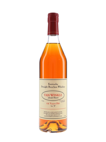 Van Winkle 12 Year Old Lot 'B' Bottled 2018 75cl / 45.2%