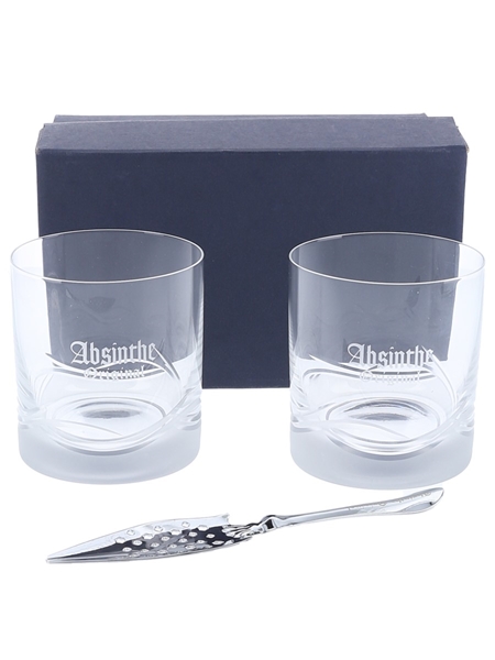 Absinthe Original Tumblers With Absinthe Spoon 