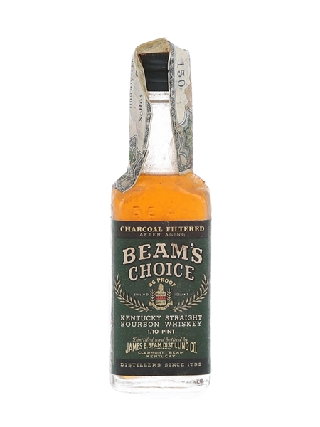 Beam's Choice 8 Year Old Bottled 1970s - Spirit 4.7cl / 43%