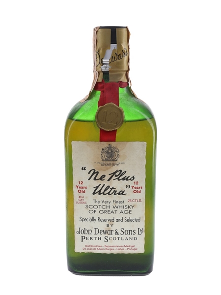 Dewar's Ne Plus Ultra 12 Year Old Bottled 1970s 75cl / 43.4%