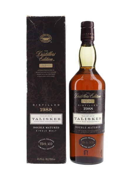 Talisker 1988 Distillers Edition Bottled 2001 70cl / 45.8%