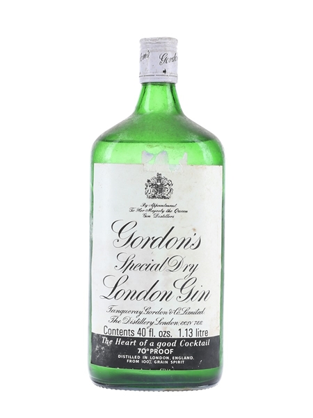 Gordon's Special Dry London Gin Bottled 1970s 113cl / 40%