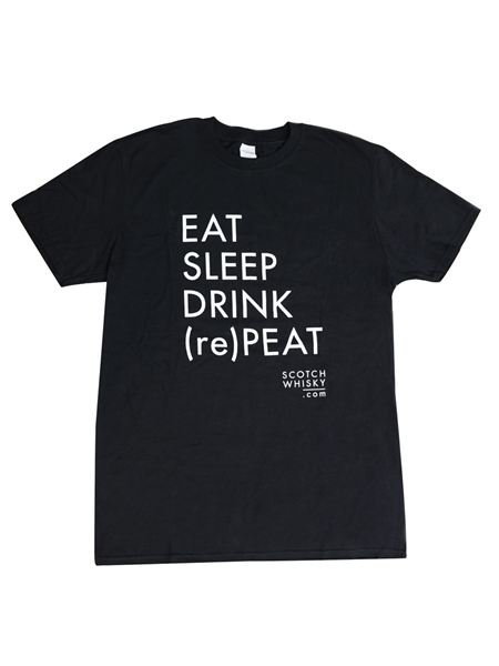 Scotchwhisky.com T Shirt Eat, Sleep, Drink, (re)Peat 77cm x 52cm