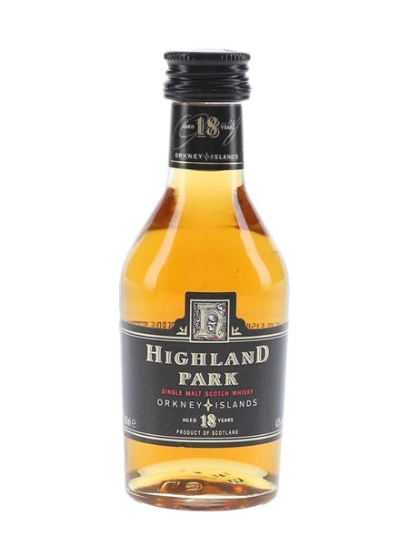 Highland Park 18 Year Old Bottled 1990s-2000s 5cl / 43%