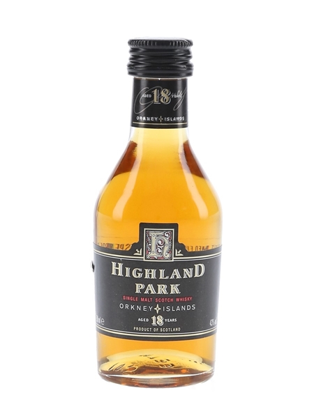 Highland Park 18 Year Old Bottled 1990s-2000s 5cl / 43%