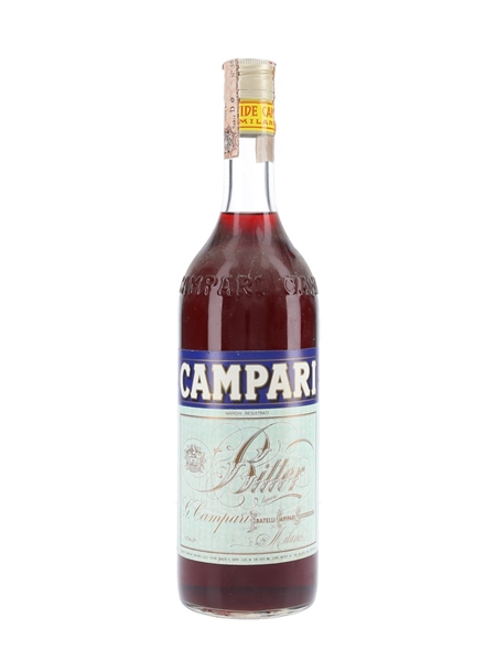 Campari Bitter Bottled 1970s 100cl / 25%