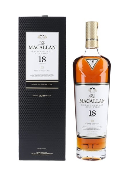 Macallan 18 Year Old Annual 2019 Release 70cl / 43%