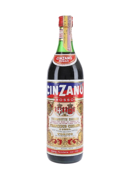 Cinzano Vermouth Rosso Bottled 1970s 100cl / 16.5%