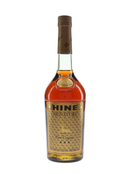 Hine Signature 3 Star Bottled 1980s 68cl / 40%