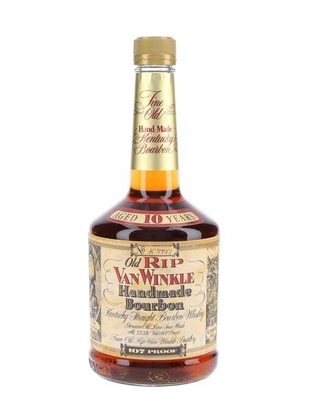 Old Rip Van Winkle 10 Year Old Handmade Bourbon Bottled 1990s - Stitzel-Weller 75cl / 53.5%