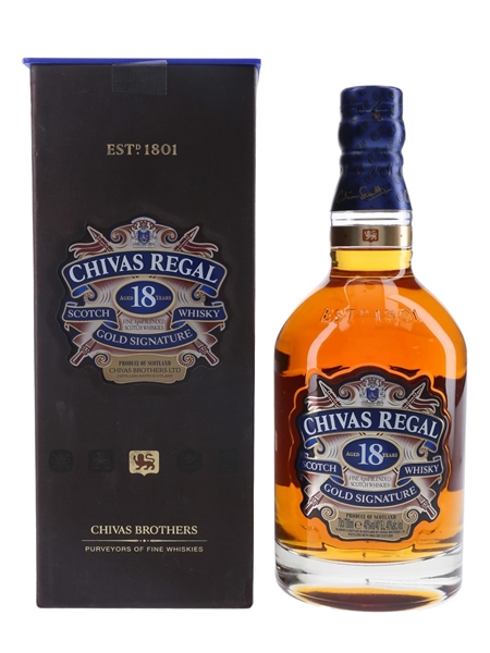 Chivas Regal 18 Year Old Bottled 2009 - Gold Signature 70cl / 40%