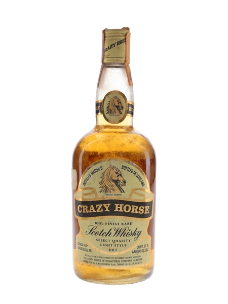 Crazy Horse Finest Rare Bottled 1970s -  Riccadonna 75cl / 43%