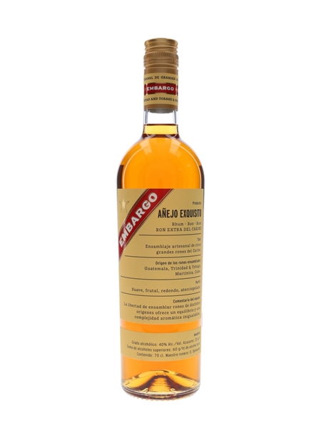 Embargo Anejo Exquisito Rum  70cl / 40%