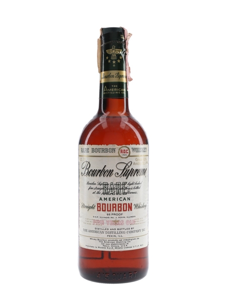 Bourbon Supreme 5 Year Old Bottled 1970s - Riviera 75cl / 43%