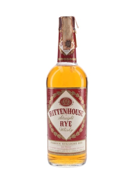 Rittenhouse 5 Year Old Bottled 1970s - Inverit 75cl / 43%