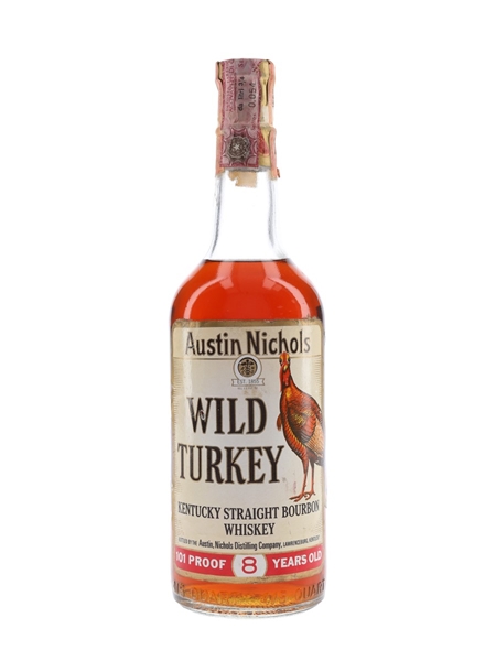 Wild Turkey 8 Year Old 101 Proof Bottled 1970s - Orlandi 75cl / 50.5%