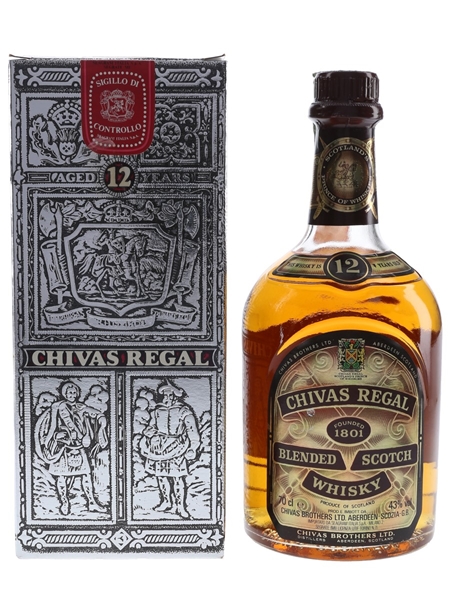 Chivas Regal 12 Year Old Bottled 1990s - Seagram 70cl / 43%