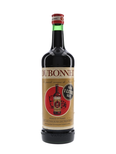 Dubonnet Wine Aperitif Bottled 1970s - Schweppes 100cl / 17%